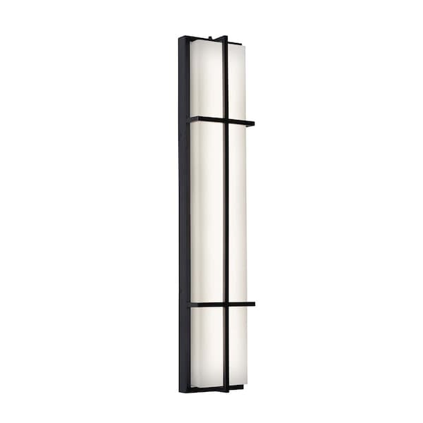 Afx August 36-in. LED Outdoor Sconce - Black AUGW0736LAJMVBK - main